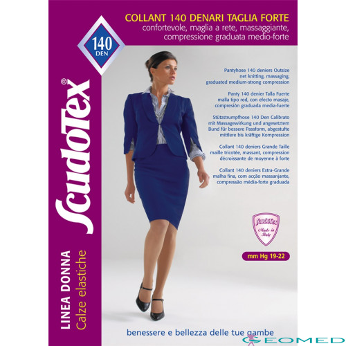499 Колготки компрессионные 1 класса Scudotex (19-22 mmHg) 140 den нестандартного размера