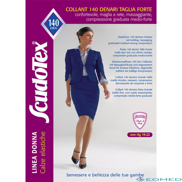 499 Колготки компрессионные 1 класса Scudotex (19-22 mmHg) 140 den нестандартного размера